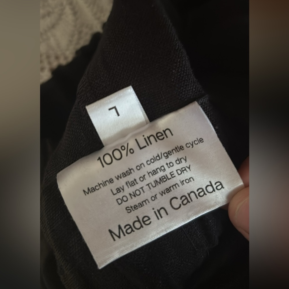 JIMI black linen pants - Picture 6 of 11